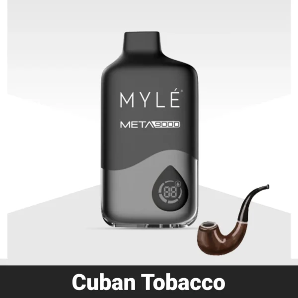 Myle Meta Cuban Tobacco 9000 Puffs Disposable 50mg