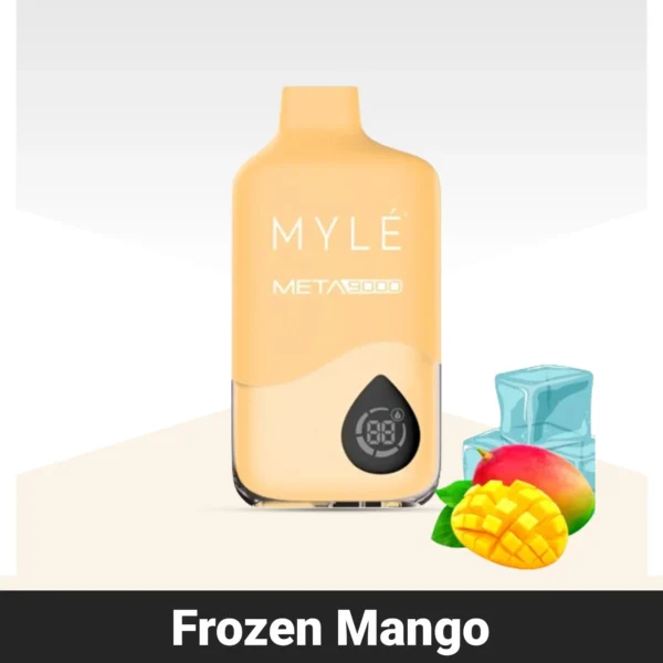 Myle Meta Frozen Mango 9000 Puffs Disposable 50Mg