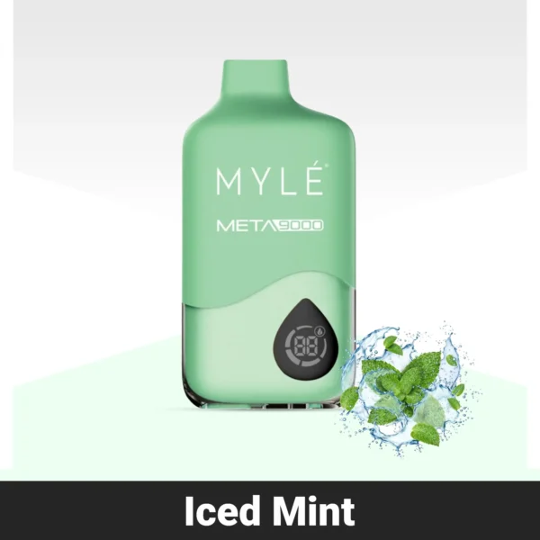 Myle Meta Iced Mint 9000 Puffs Disposable 50mg