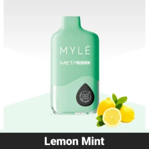 Myle Meta Lemon Mint 9000 Puffs Disposable 50mg