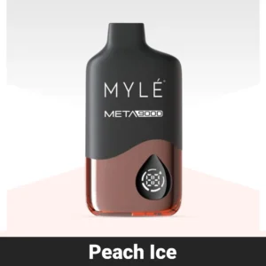 Myle Meta Peach Ice 9000 Puffs Disposable 50Mg