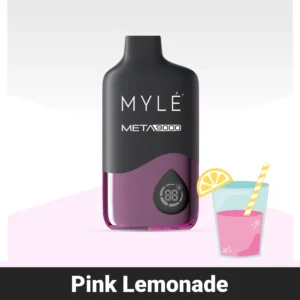 Myle Meta Pink Lemonade 9000 Puffs Disposable 50Mg