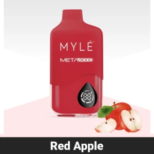 Myle Meta Red Apple 9000 Puffs Disposable 50mg