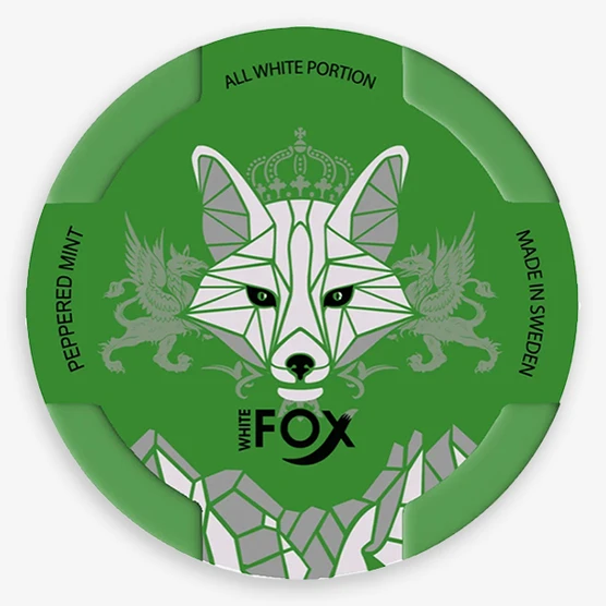 White Fox Peppered Mint Slim Nicotine Pouches